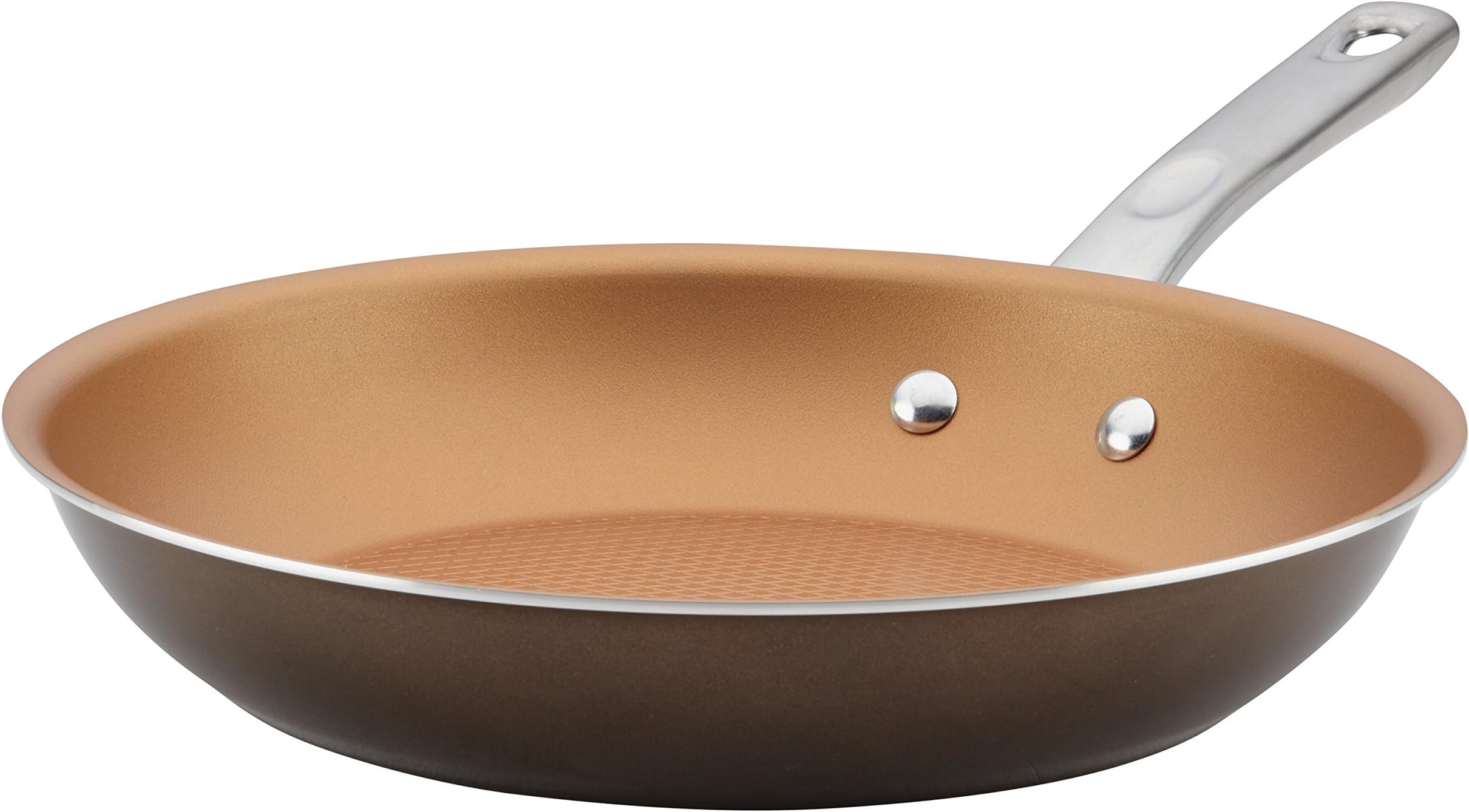 Ayesha Curry Home Collection Nonstick Frying Pan/Fry Pan/Skillet - 11.5 Inch, Brown