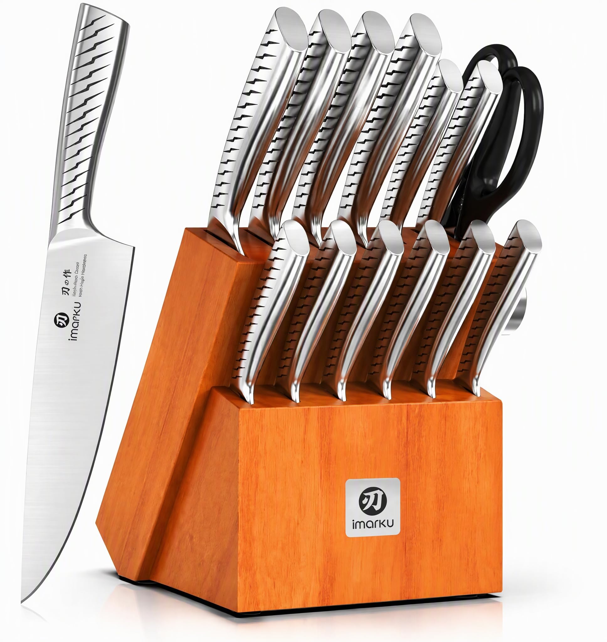 Imarku 14‑Piece Kitchen Knife Set｜Pro Cutting Power, Easy for Home Use