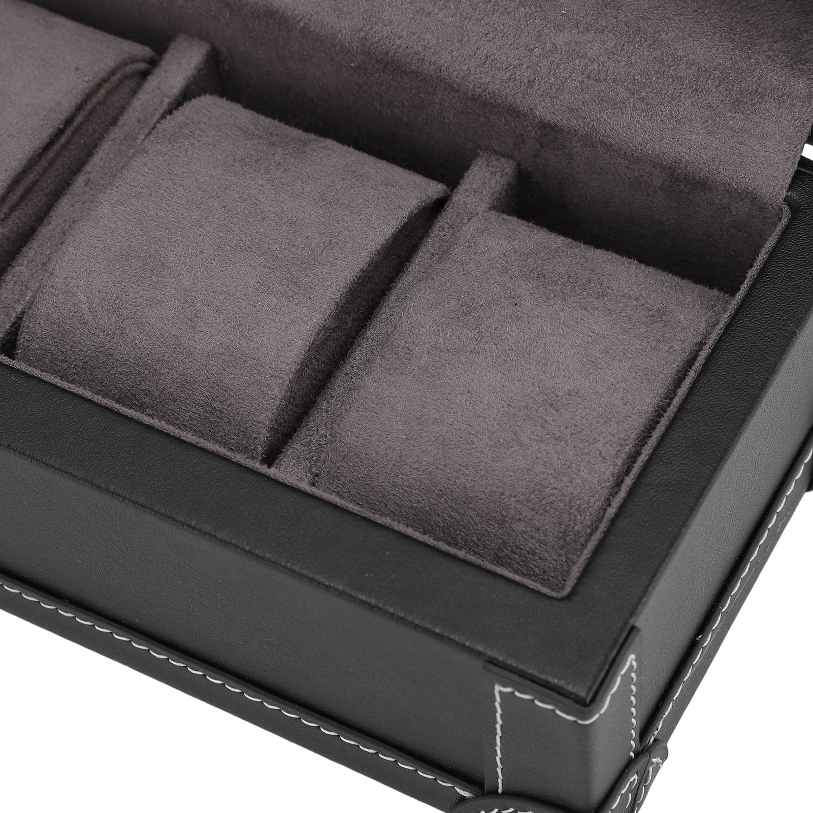 GOWENIC Organizer na biżuterię w Etui na Zegarek | Pudełko do (BLACK)