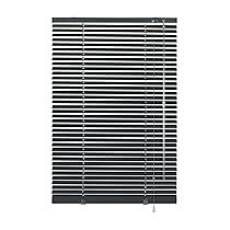 GARDINIA Veneziana in alluminio, Visibilità, Protezione dalla luce e ai raggi solari, Fissaggio al muro e al plafone, Kit di montaggio incluso, Grigio ardesia, 60 x 175 cm (LxA)