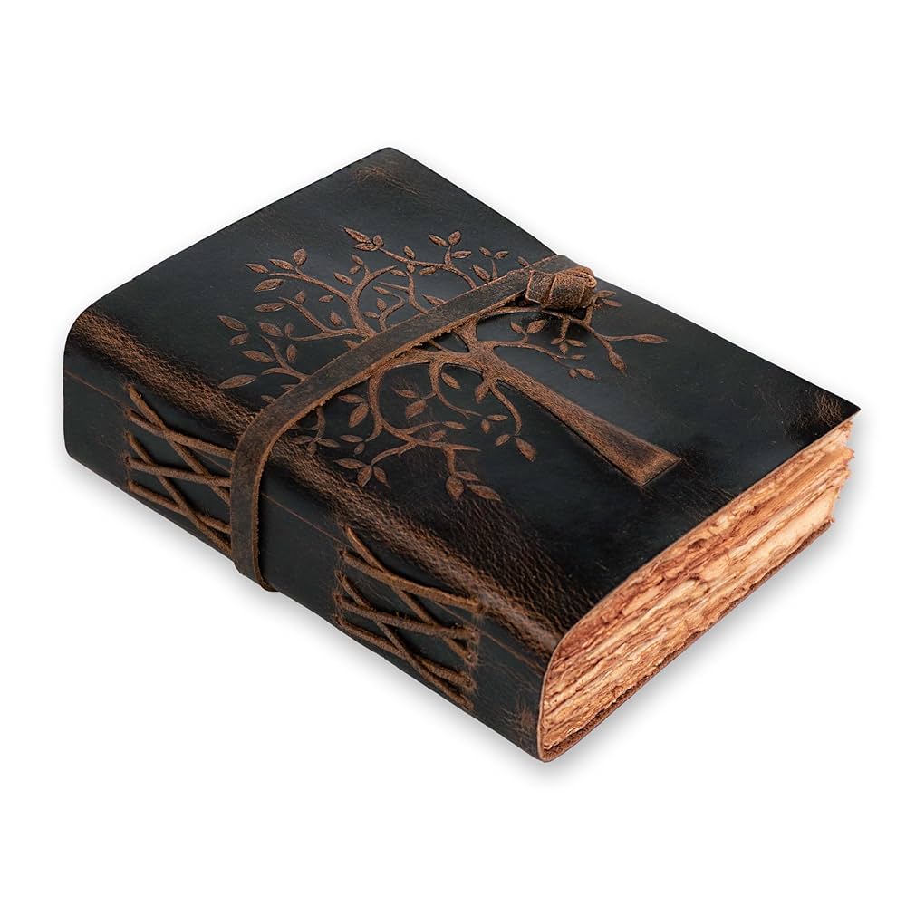 Amazon | LEATHER VILLAGE Tree of Life ジャーナル ノート