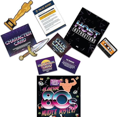 Miniatura 5 de Gift Republic un juego de mesa familiar de misterio de los 80