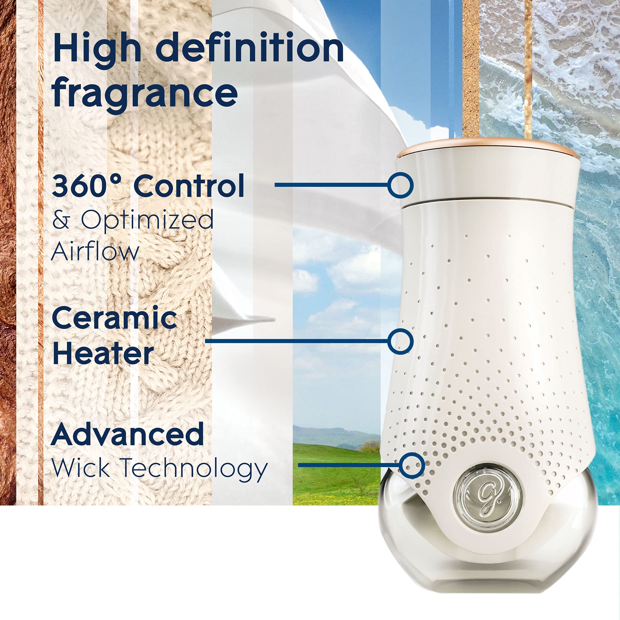 Glade PlugIns Air Freshener Warmer, Scented and Essential Oils for Home and Bathroom, Up to 50 Days on Low Setting, 2 Count - Image 7