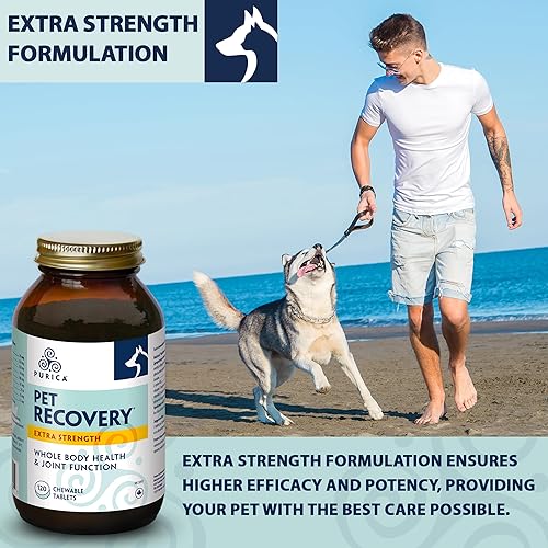 Miniatura 5 de Purica Suplemento extra fuerte para perros de recuperación - Apoya la salud de la cadera y las articulaciones para todas las razas - Contiene