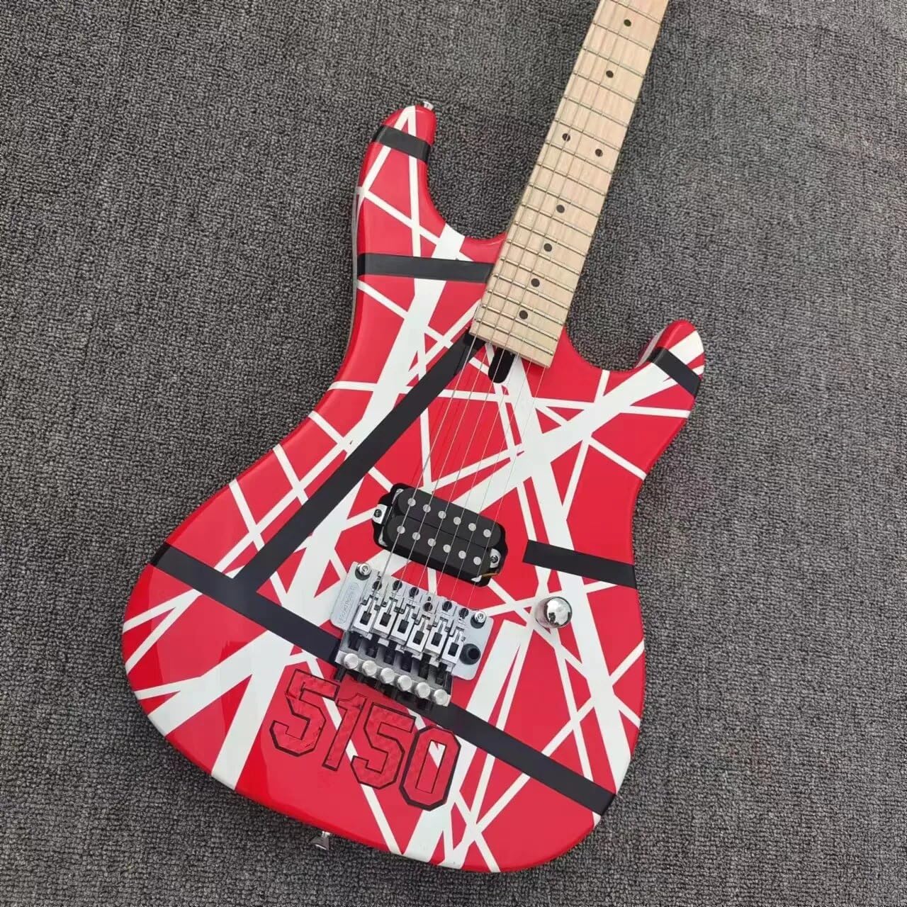 Custom エレキギター　ストライプ Amazon | JVAN カスタムエレキギター、アルダーボディ