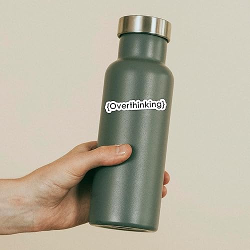 Miniatura 2 de Overthinking Sticker, Laptop Sticker, Water Bottle Sticker, Phone Sticker, Window Sticker, I'm Overthinking Sticker, Funny Sticker