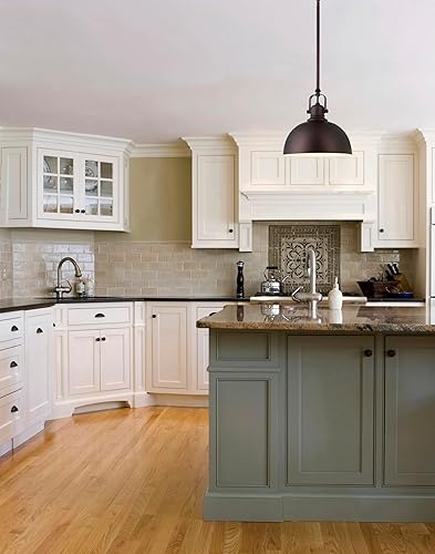 Miniatura 3 de CANARM ICH587A03BN17 Rue araña de techo con cadenas y 3 focos de níquel cepillado y vidrio plano de ópalo, IPL222B01ORB, 100.0watts, 110 volts