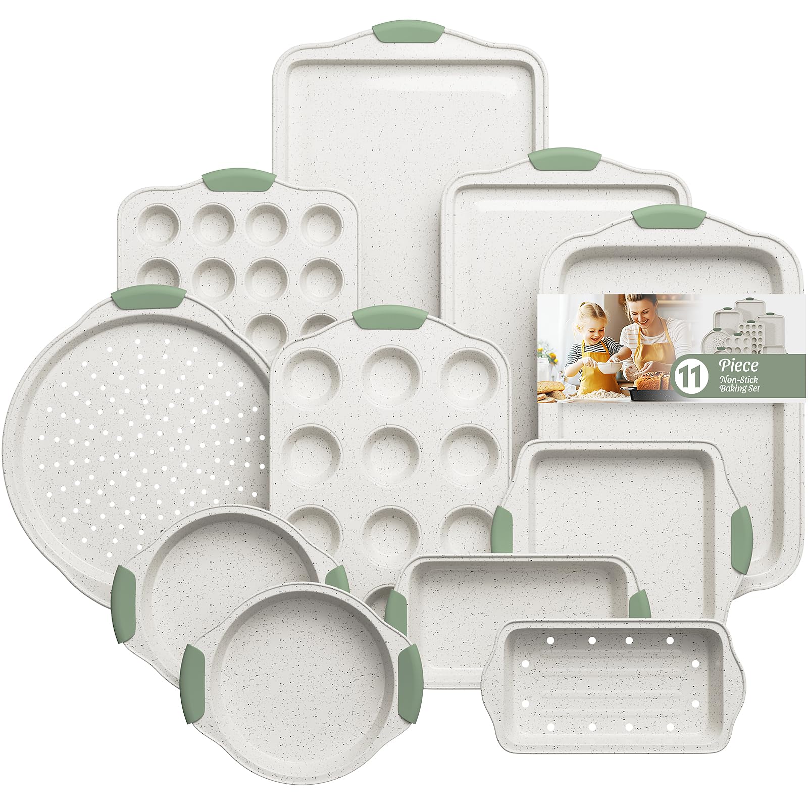 Slow Slog 11-Piece Nonstick Baking Set