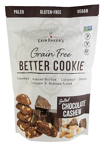 Miniatura 8 de Erin Bakers Galleta mejor sin granos paleo sin gluten vegano sin OMG mantequilla de almendras bolsa de 5 onzas