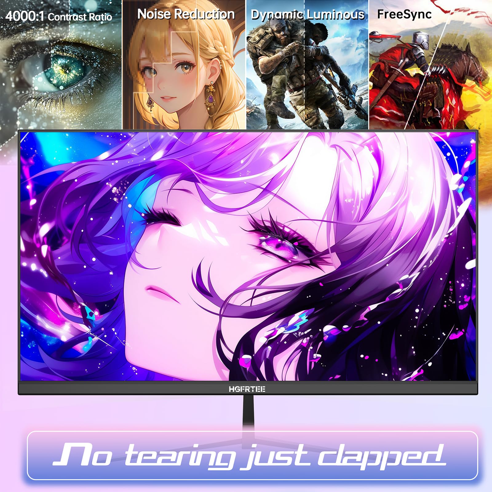 Monitor gaming 32" 4K UHD (3840 x 2160p), 60Hz, pannello IPS 100% sRGB, 1ms GTG, compatibile FreeSync. Immersione totale grazie alla sua alta risoluzione e oltre 1,07 miliardi di colori.