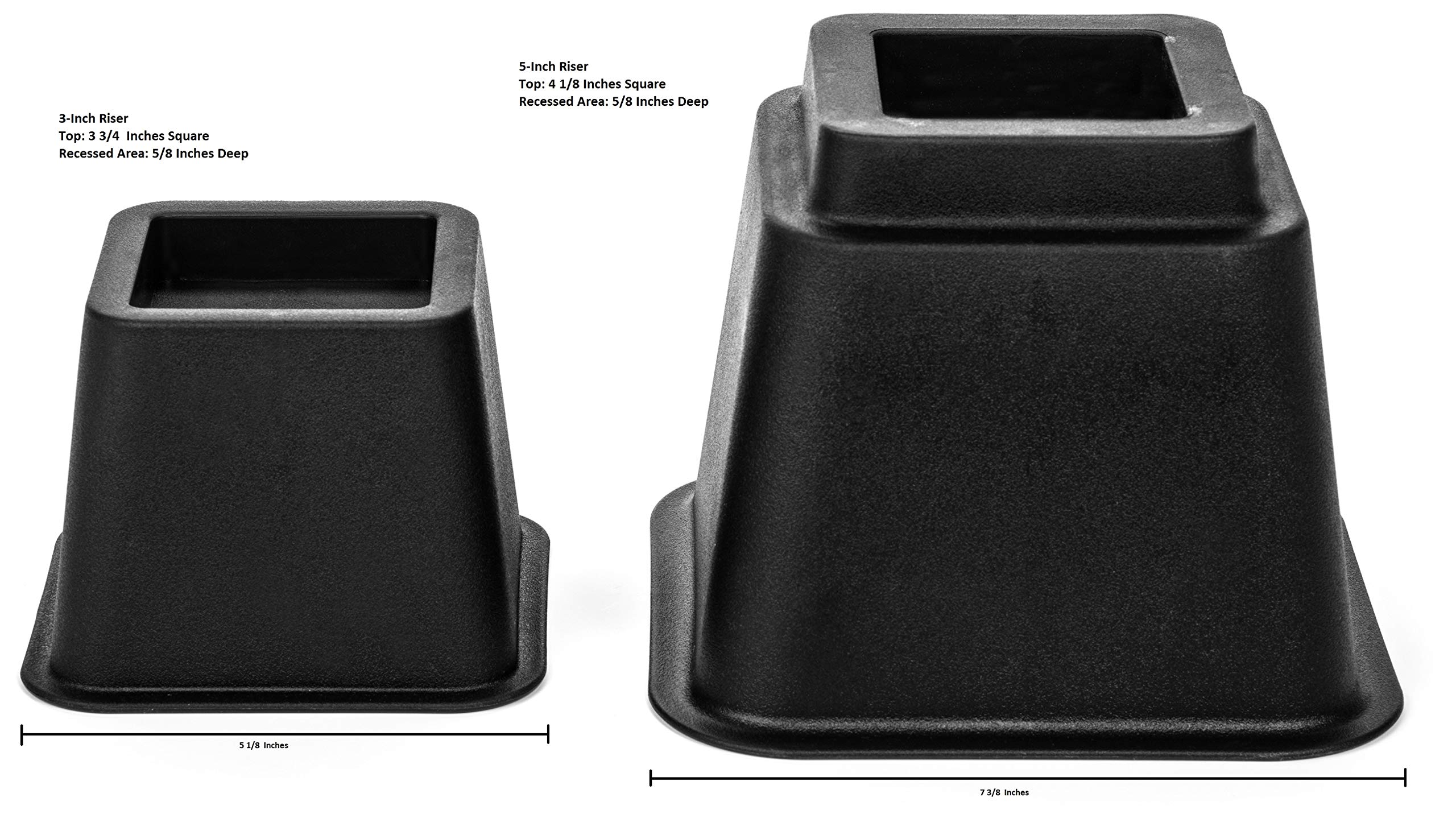 Buy Home Solutions Premium Adjustable Bed Risers or Furniture Risers