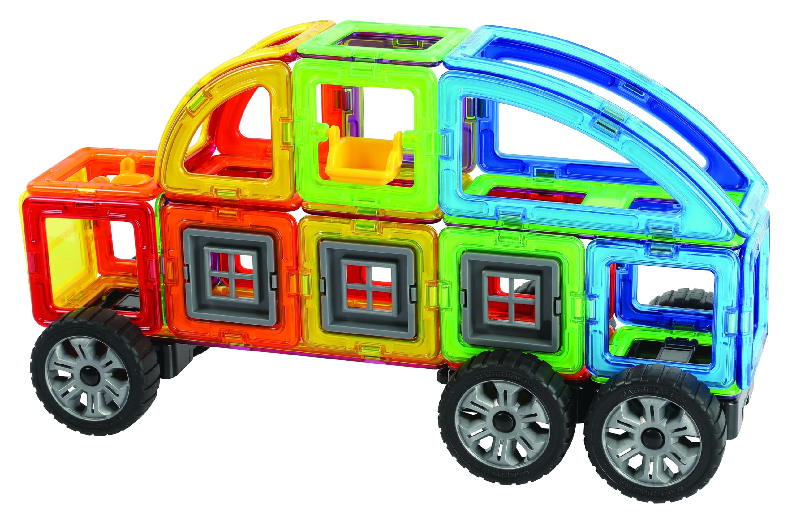 MAGFORMERS Master Craft Set, 279-15 Magnetbausteine Konstruktionsspielzeug 162 Teile, bunt, 3-99 Jahre