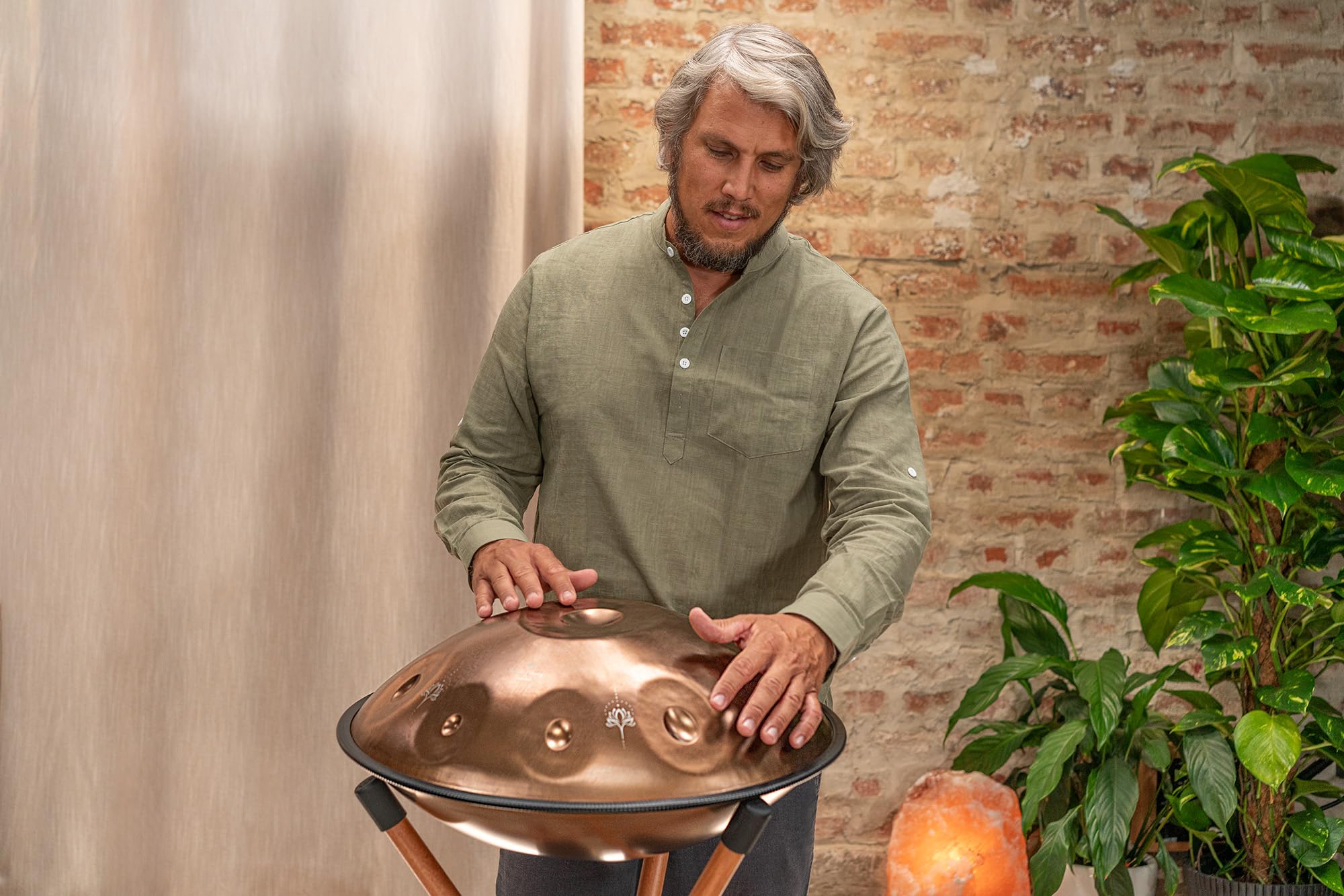 Sensory Handpan Tambour en acier inoxydable 10 notes 432 Hz avec sac et couvercle