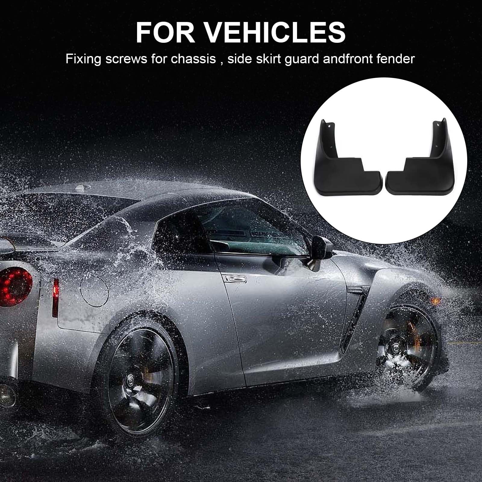 QWORK® 200pcs Clips De Fixation En Plastique Haute Densité Pourlame