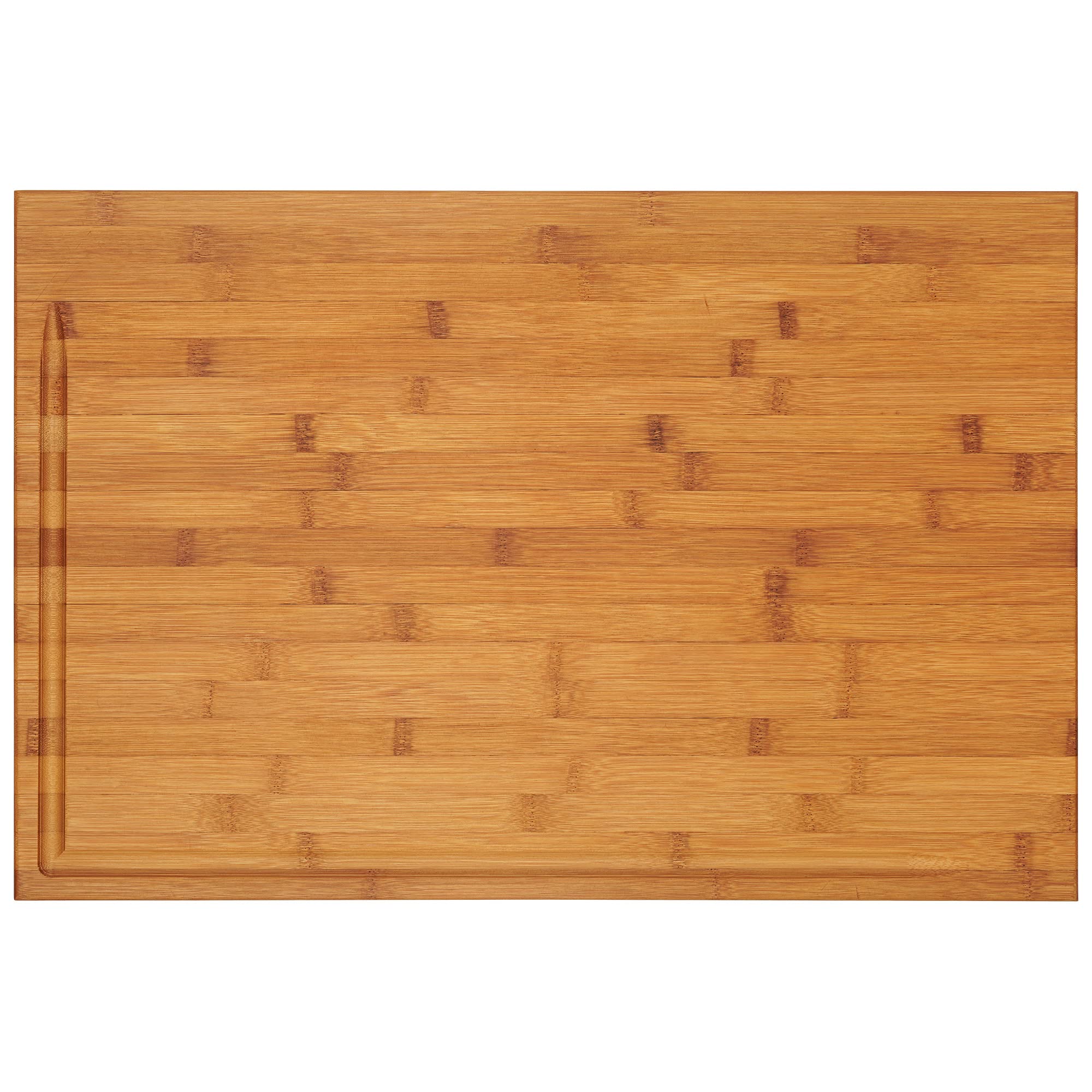 smokemax® Bambus Cutting Block Schneidebrett, Servierbrett (ca. 60 x 40 x 5 cm)
