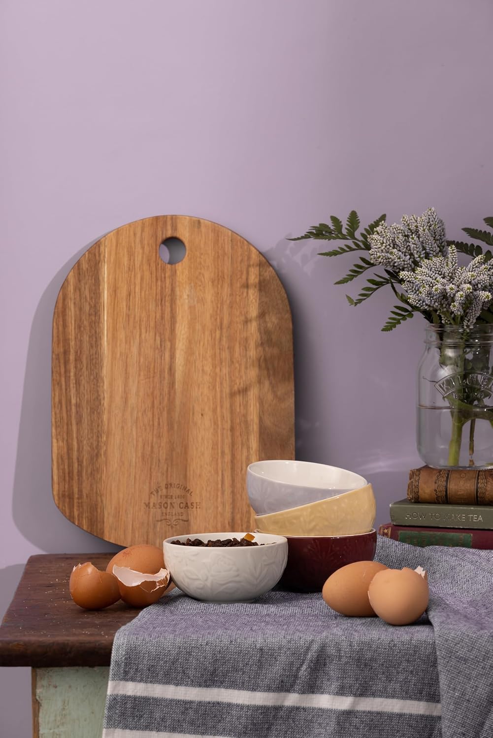 Mason Cash In The Meadow 6 oz Stoneware Prep Bowls | Set of 4