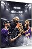 LeBron James Lakers Champion Tribute Kobe Canvas Wall Art Picture Print Large Size Poster 20x24inch,No framed