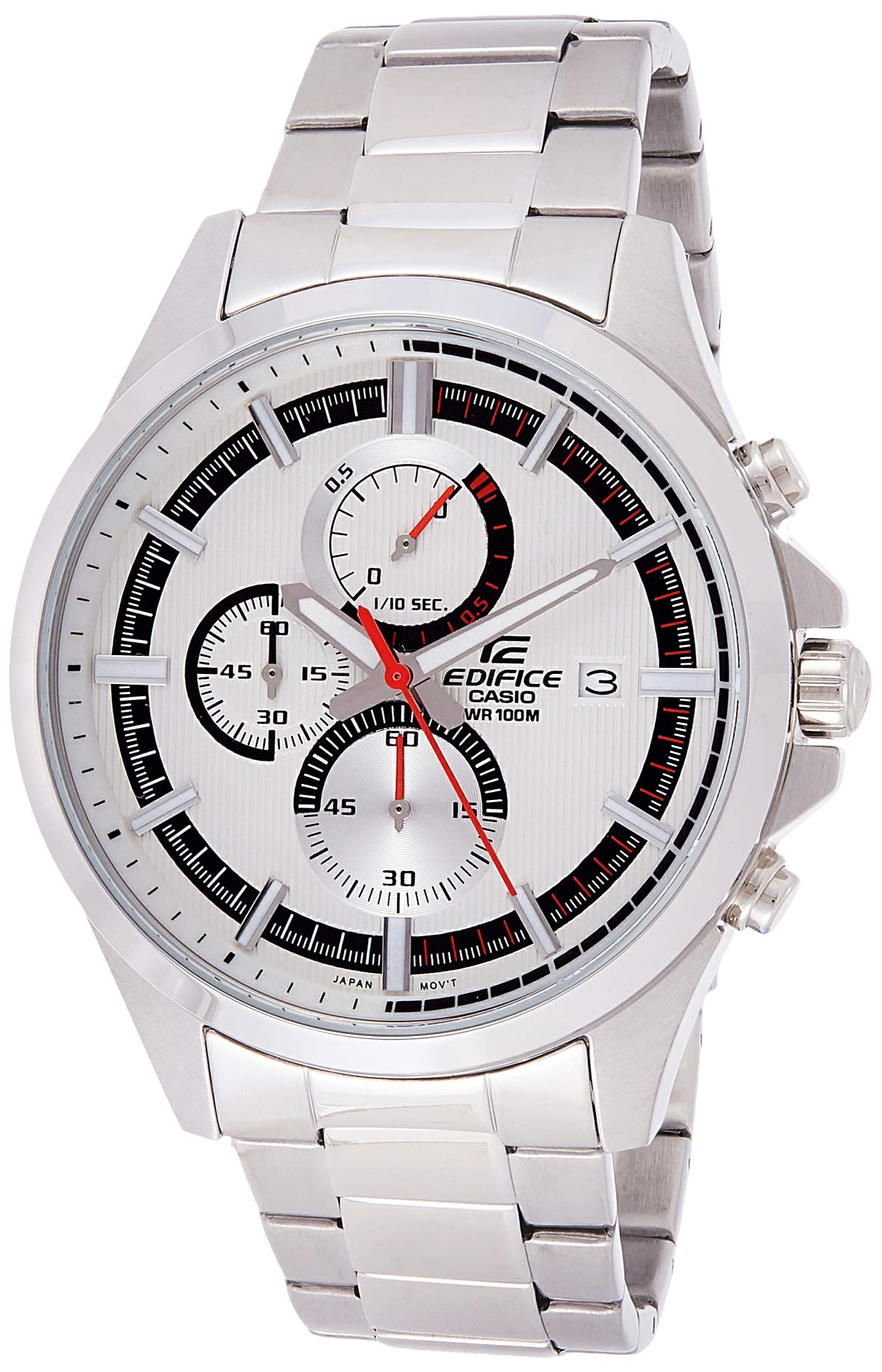 Amazon.co.jp: Casio メンズ カシオ エディフィス, シルバー, クロノ