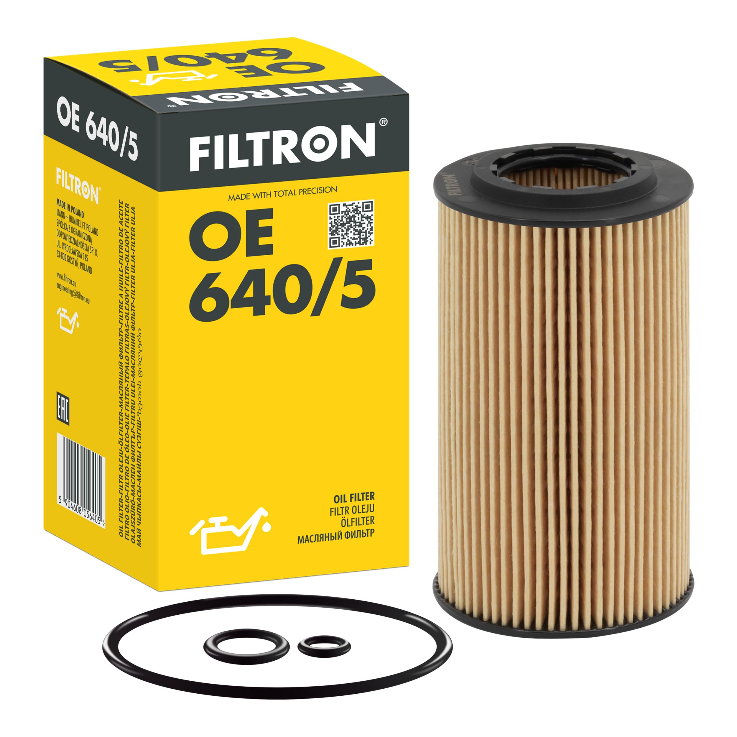 OE 640/5 FILTRON OIL FILTER FOR JEEP MERCEDES-BENZ