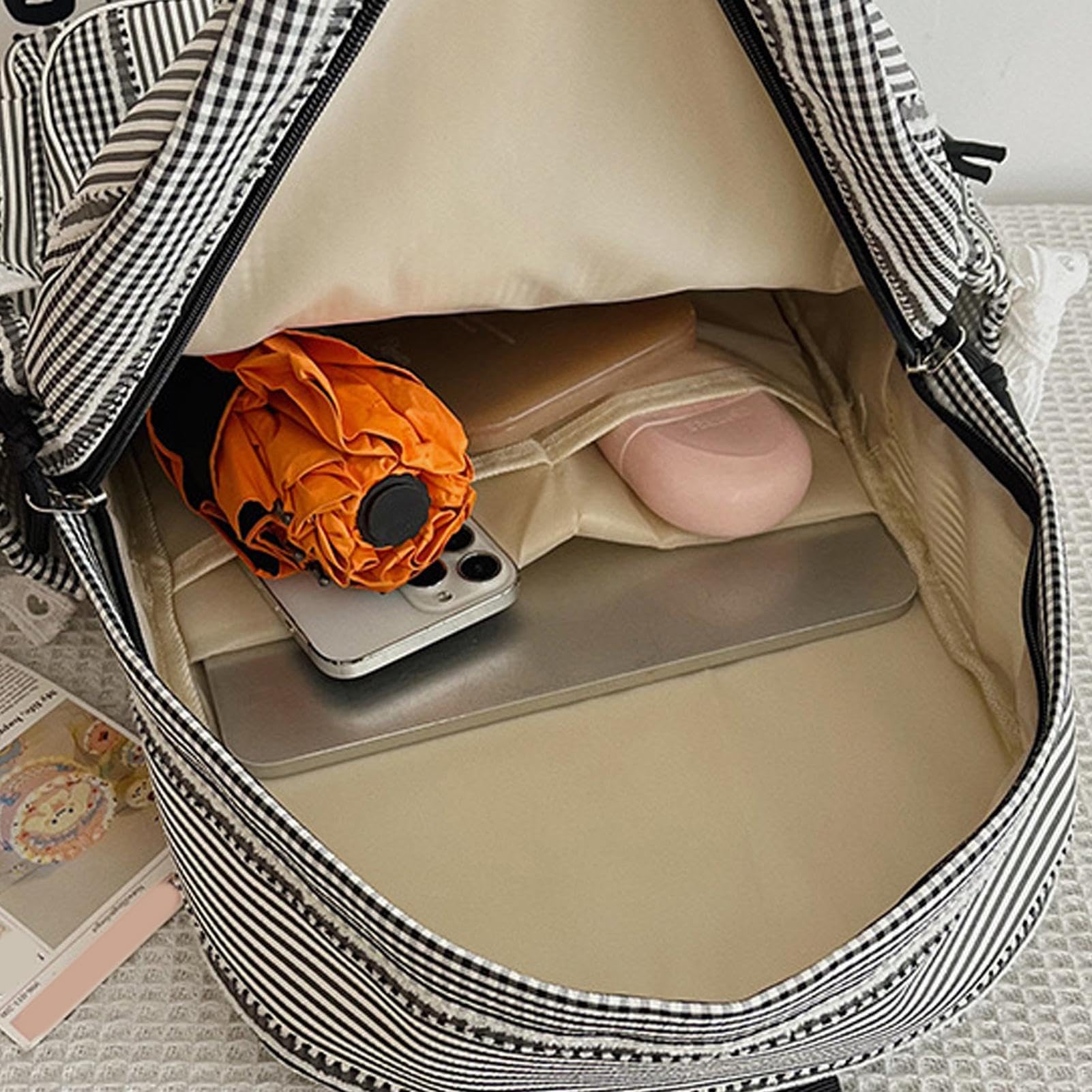 Rucksack Für Mädchen Spitze Glatter Reißverschluss Große Kapazität