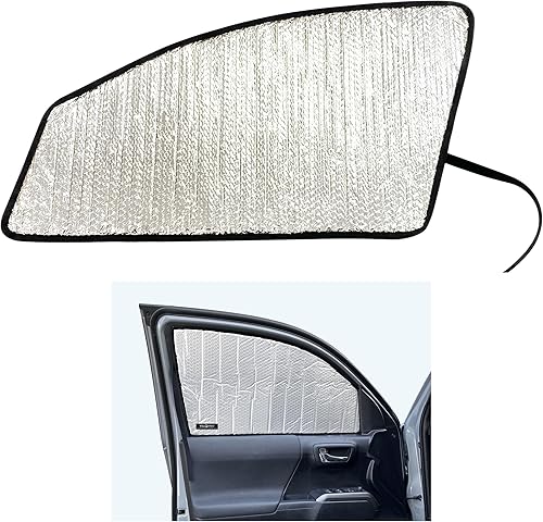 YelloPro Auto - Tapetes resistentes para camionetas Toyota Tacoma de doble cabina modelos 2018 2019 2020 y 2021 - Tapetes antiderrapantes de goma