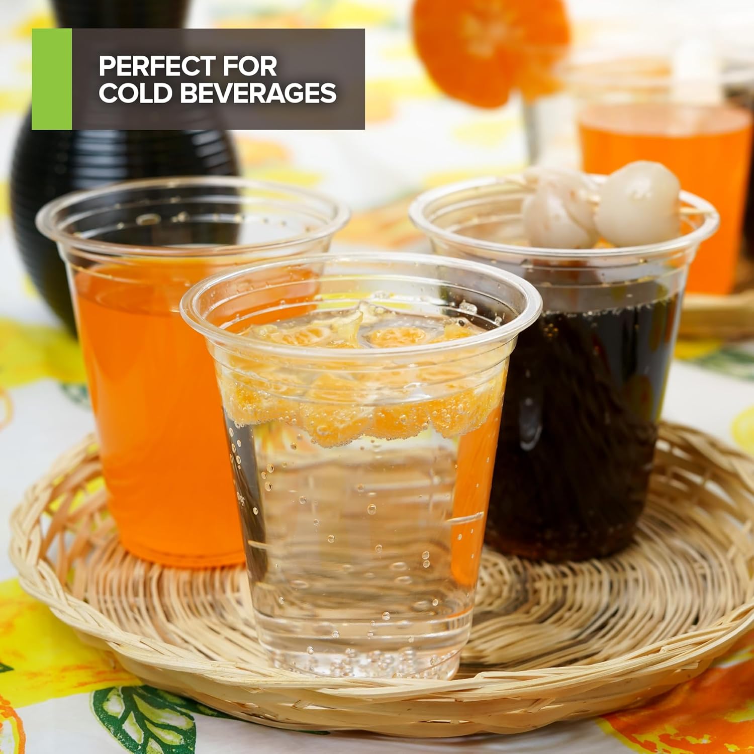 Stock Your Home 12 oz Clear Commercially Compostable Cold Cups (100 Pack), Eco Party Cup, Environmentally Friendly Disposable Sustainable for Water, Wine, Beer Sample - Image 6