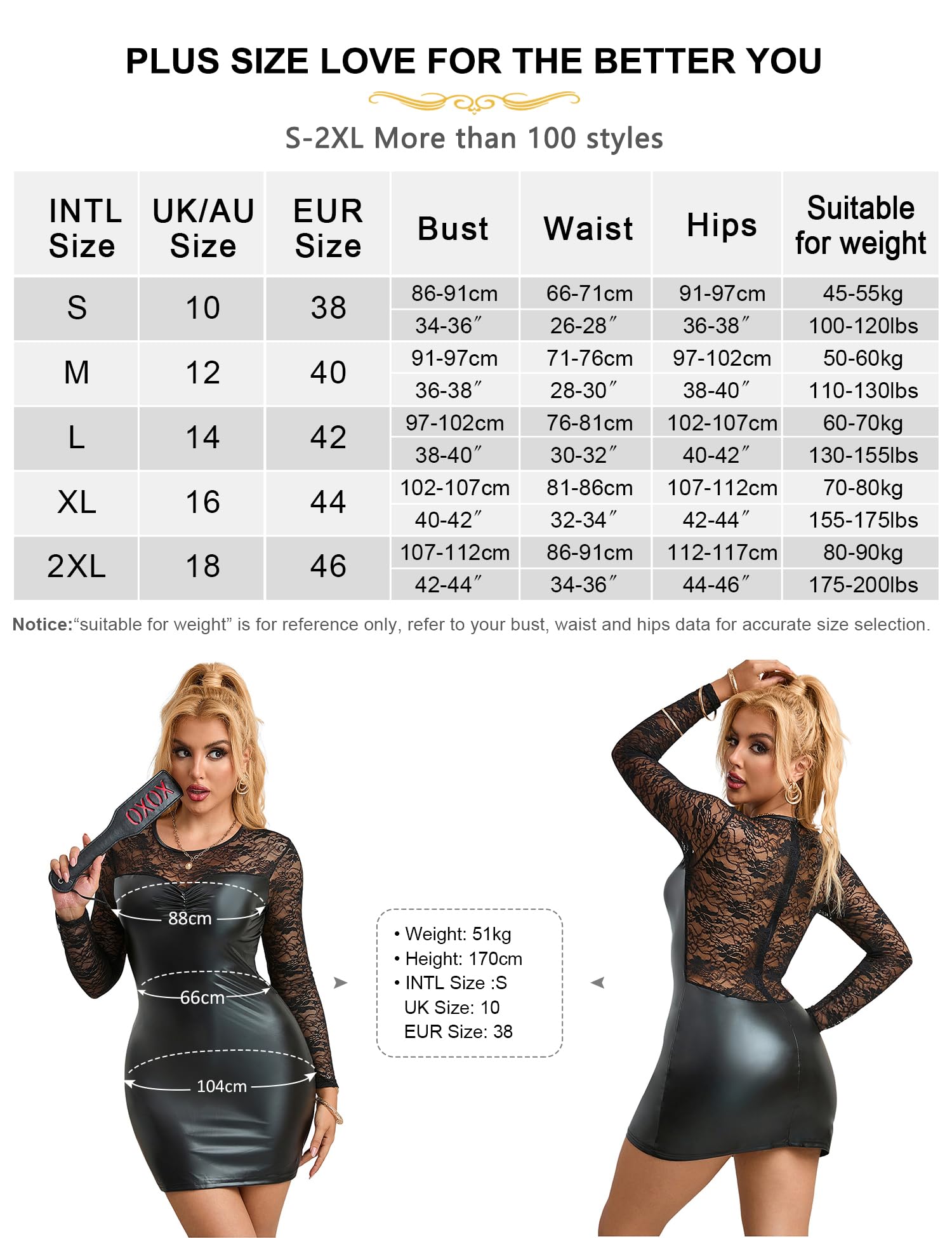 Sexy Vestido Cuero PU Corto Ajustado para Mujer Manga Larga con Encaje Minivestido Babydoll Ropa Lenceria Vestido de Fiesta Bodycon Dress Talla Grande Negro S-XXL
