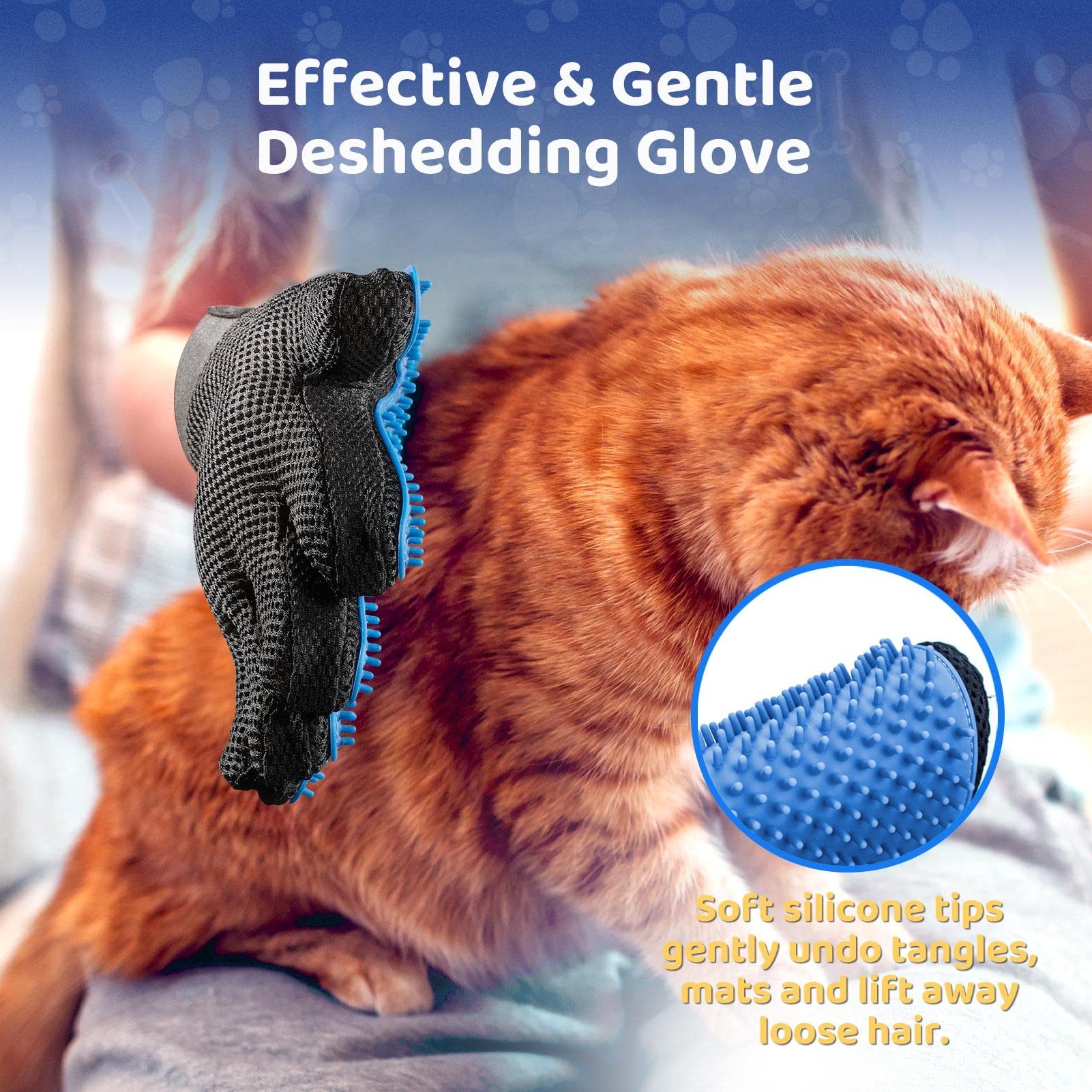 Dog Hand Mitt Brush