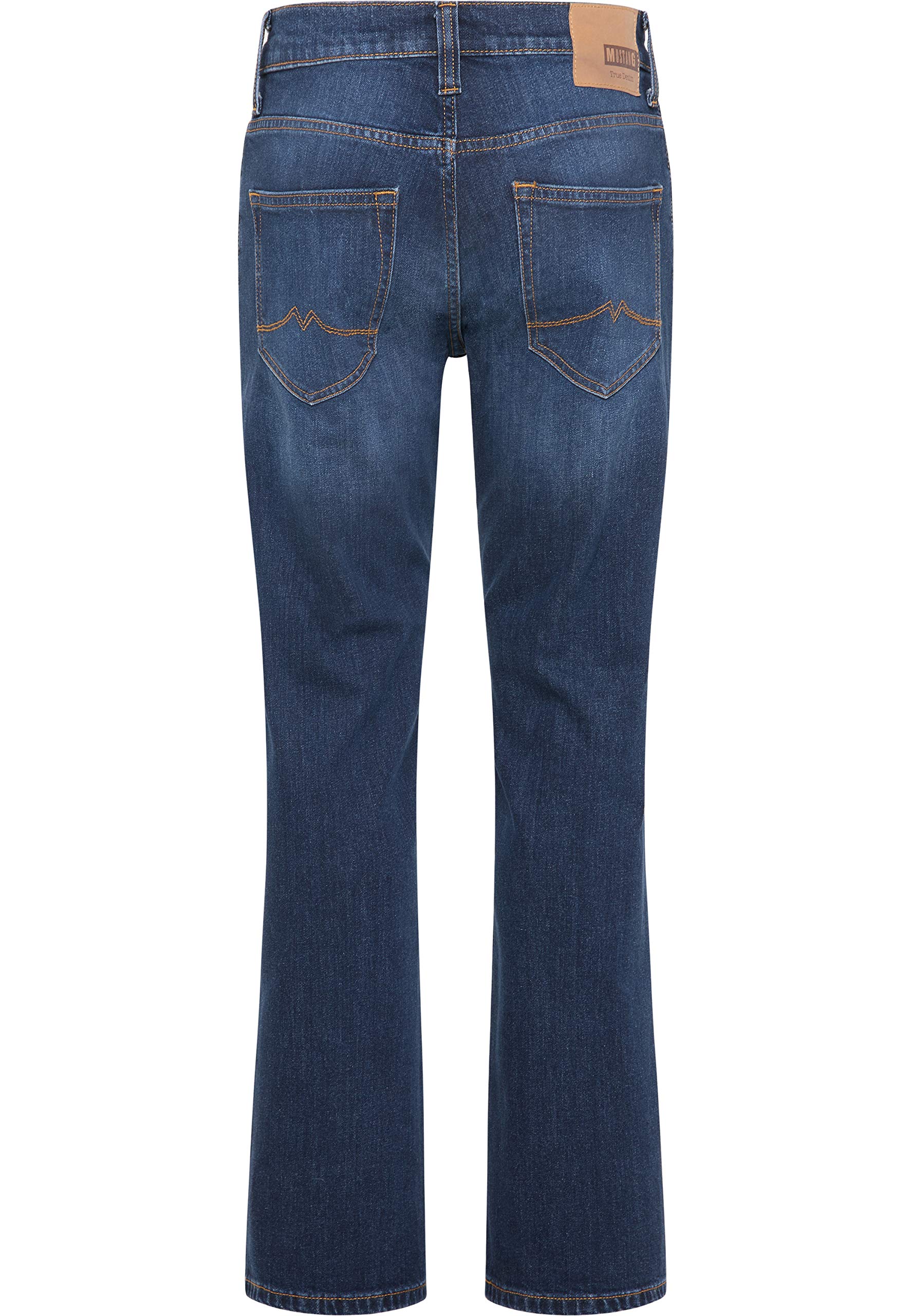 MUSTANG Jeans Herren Stretch Oregon Bootcut Jeanshose Hose Denim Schwarz Blau 30 31 32 33 34 36 38 40 42 44