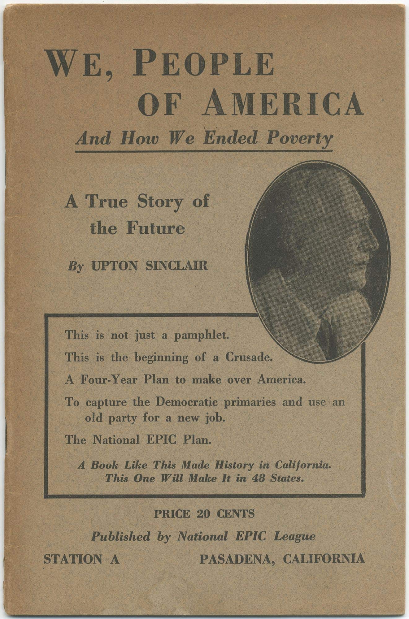 Cover of We, People of America, and How We Ended Poverty