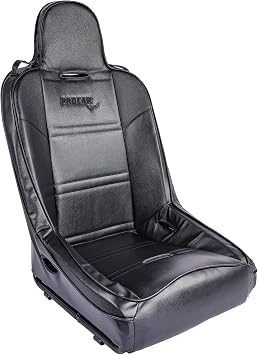 ProCar by Scat 80-1620-51 Black Vinyl Racing Terrain Fixed Back Common Seat