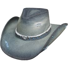 Bullhide Montecarlo Hats Silver Wings Denim Western Cowboy Hat