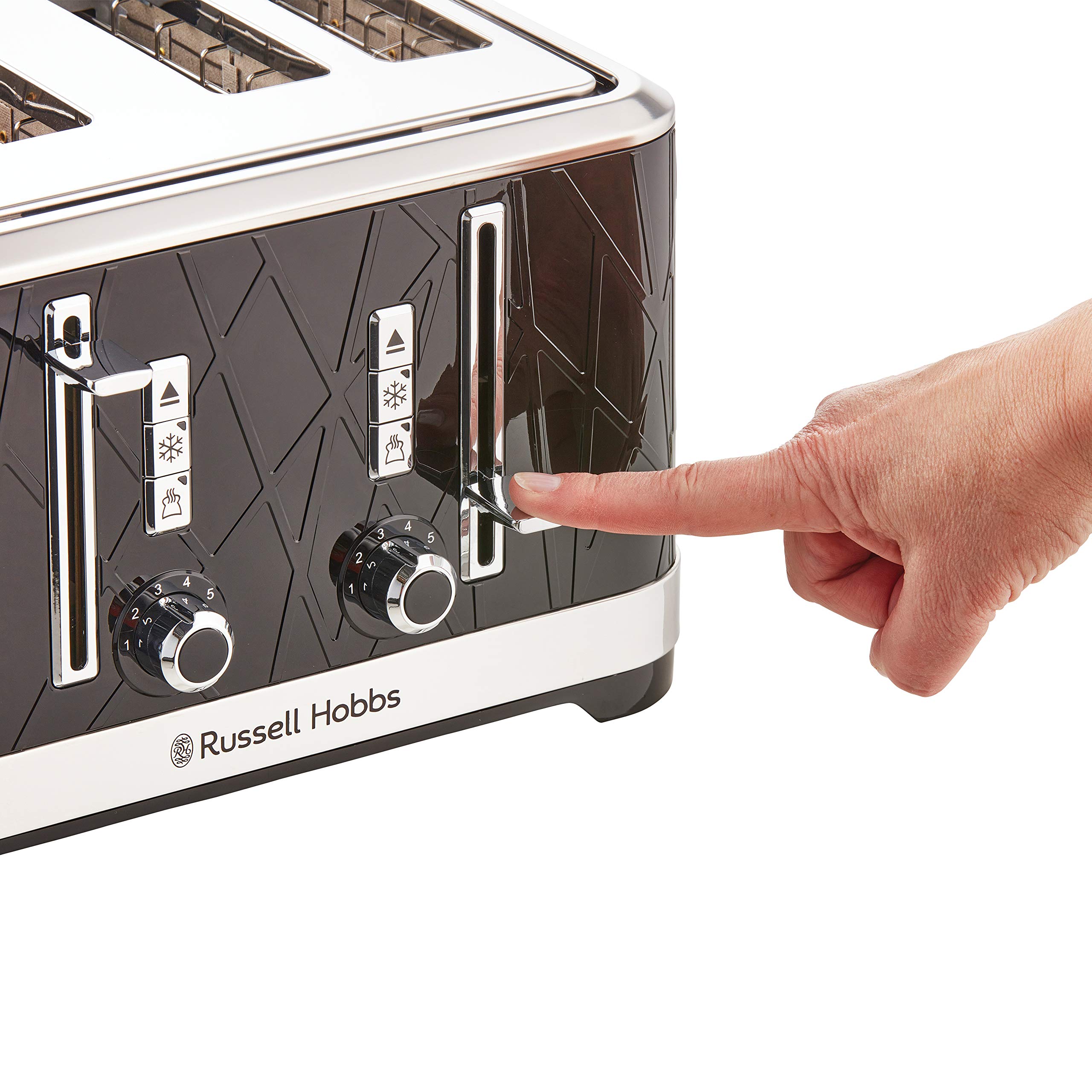 Russell Hobbs 28102 Structure Grey 4Slice Toaster