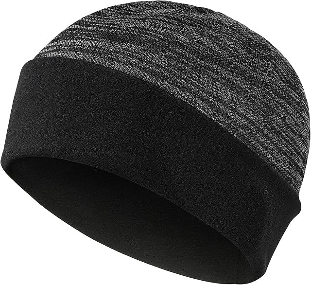 Arcweg Winter Fleece Hat Thermal Windproof Skull Hat Soft Beanie Hat Watch Cap Head Warmer for Adults Men Women Sports Fishing Walking Hiking Cycling
