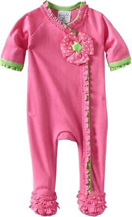 Mudpie  NEW PINK TURTLE BABY SLEEPER main image 1