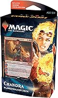 Vista 1 de Magic: The Gathering Chandra, Baraja Planeswalker Catalyst de Flame, juego básico 2021 (M21), cubierta de inicio de 60 cartas, C76580000