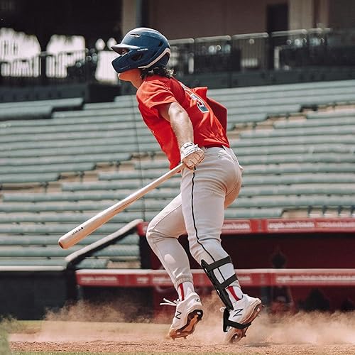 Miniatura 6 de Hikeen Baseball Leg Guard Batter's Shin and Foot Shield with Adjustable Straps Batting Softball Gear Suitable for Right Hand & Left Hand Hitters