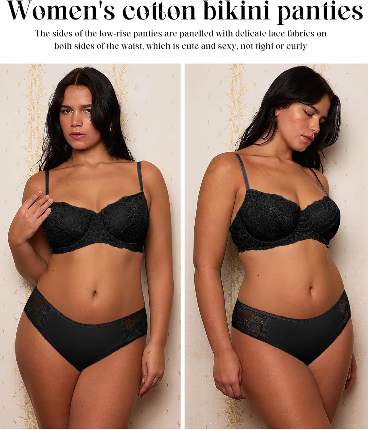 LEVAO Womens Cotton Bikini Panties Soft Stretch Ladies Panty Low Waist Multipack Stretch Cheeky Underwear S-2XL - Image 4