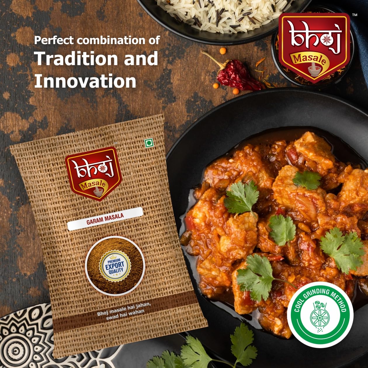Bhoj Masale Royal Garam Masala Powder- 100GM | Exotic Blend of Ingredients for Daily cooking | Aromatic | Rich in Flavor | Naturally Processed & No Preservatives. No onion and no garlic added (Jain Masala) - Image 7 thumbnail