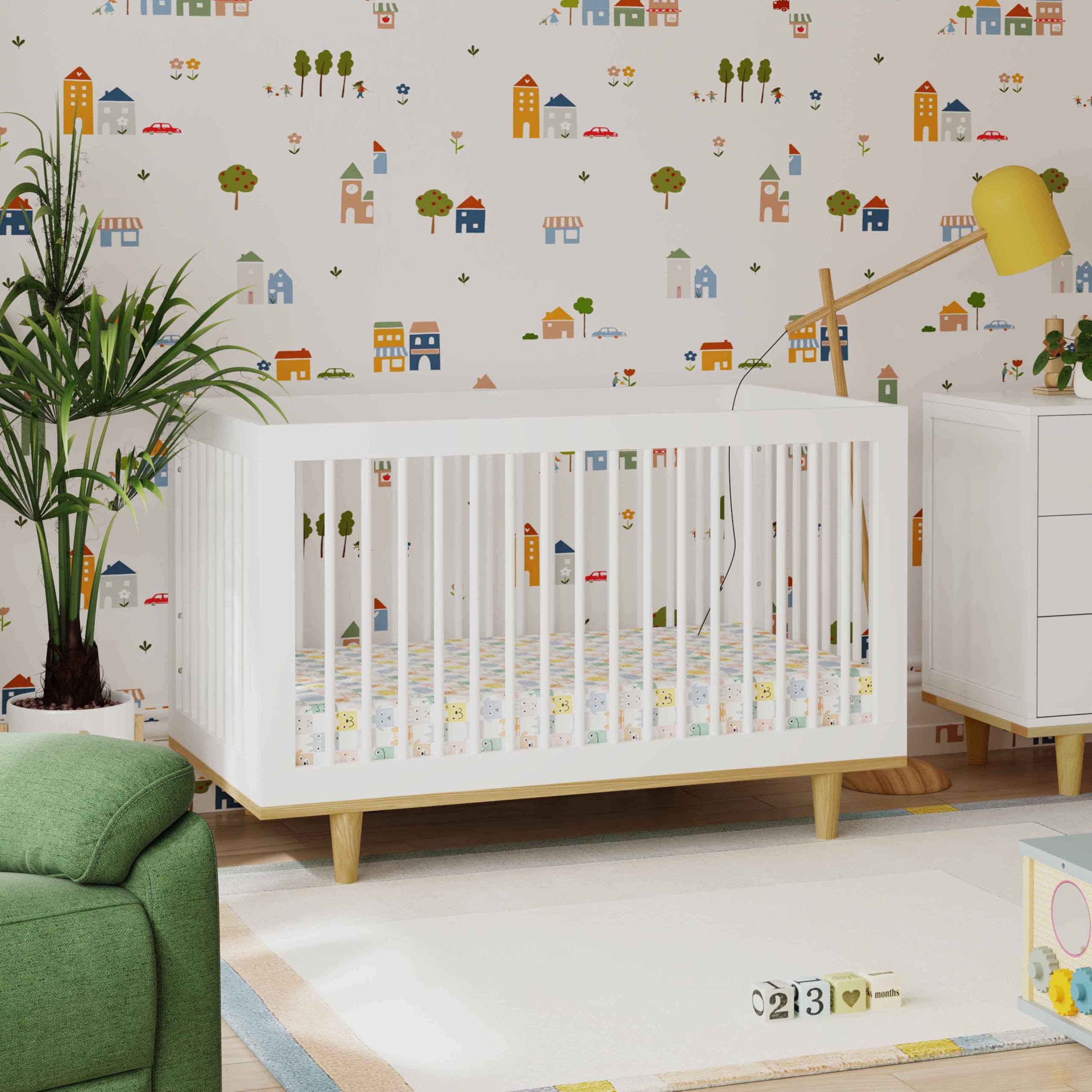 Amazon.com: DaVinci Marley 3-in-1 Convertible Baby Crib