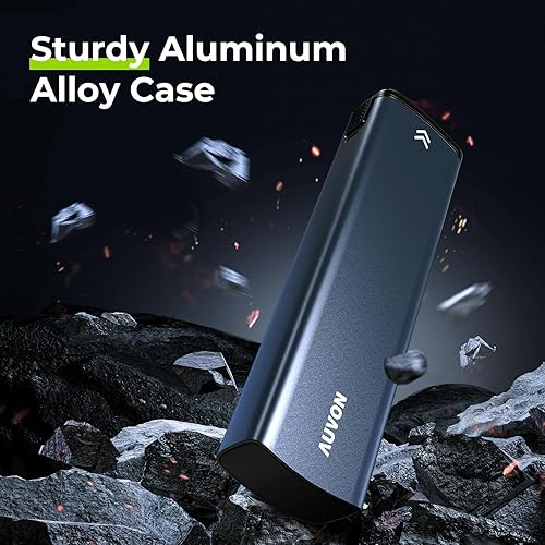 Miniatura 4 de AUVON Organizador semanal de píldoras de metal con diseño deslizante, elegante pastillero de viaje de 7 días para protección de privacidad, estuche