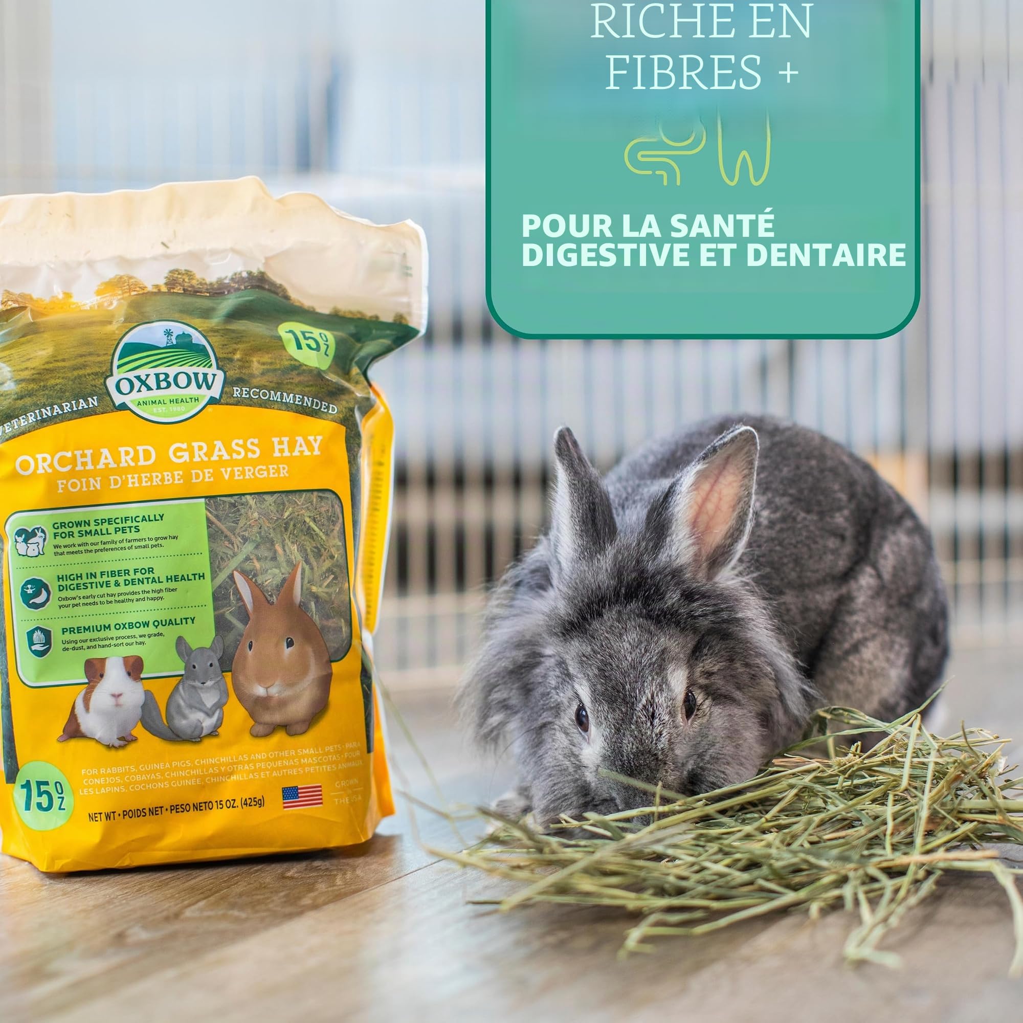 Petlife Oxbow Orchard Grass Hay for Small Pet, 4.05 Kg