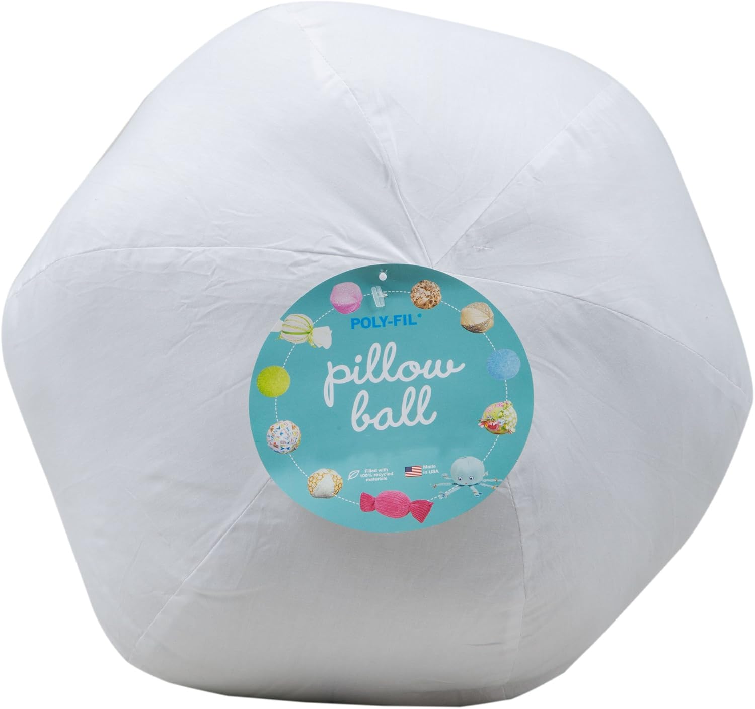 Fairfield Soft Touch Round Pillow Ball, 10Inch Ball Home