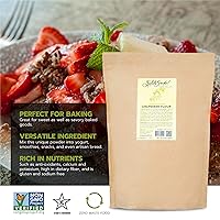 Vista 4 de Harina de semilla de uva Chardonnay de Salute Sante! Harina de semilla de uva saludable para hornear, sin gluten, cero residuos, harina de semillas