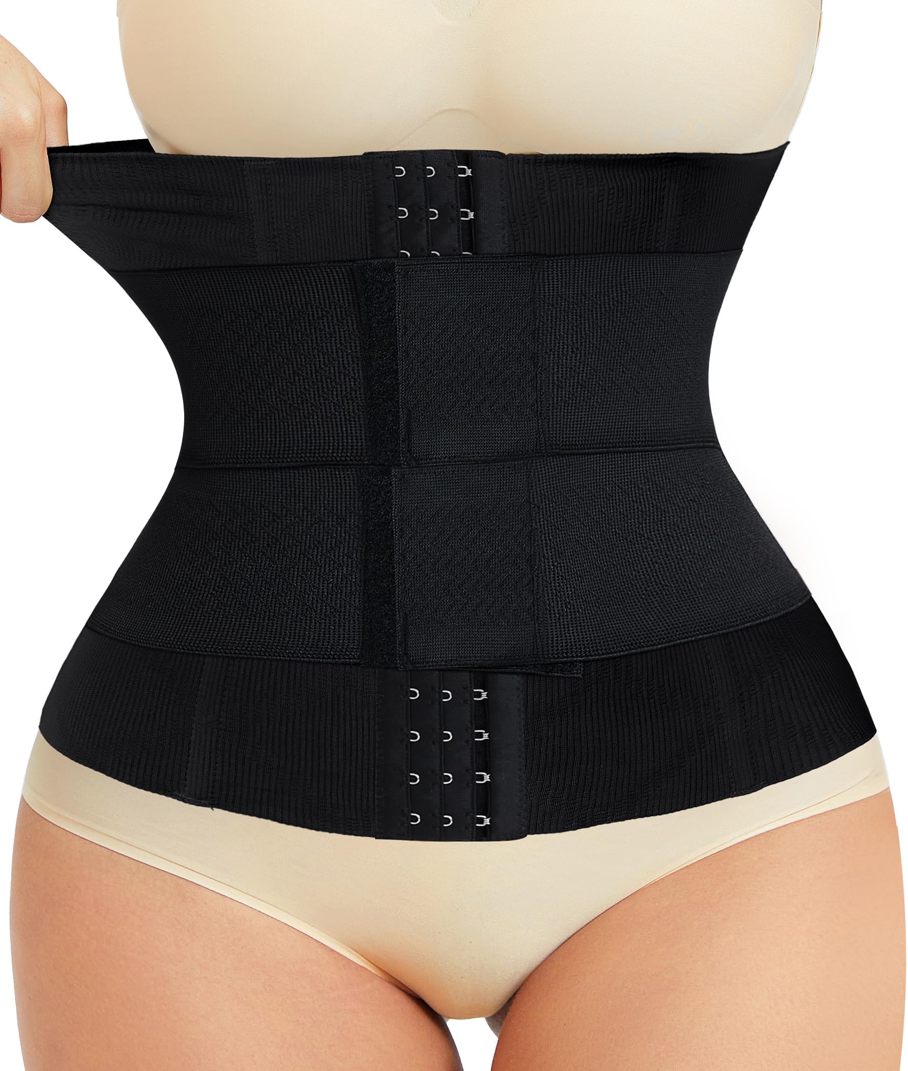 Junlan Women Waist Trainer Corset Tummy Control Body Shaper Postpartum Belly Band Wrap Sport Girdle Waist Cincher