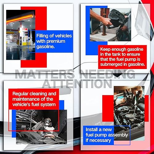 Miniatura 6 de Conjunto de bomba de combustible eléctrica compatible con Ford Ranger 1989-1997 2.3L 2.9L 3.0L 4.0L V4 V6 1994-1997 Mazda B2300 B3000 B4000