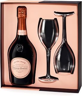 Laurent-Perrier Rose Champagne / 2 Glass Gift Pack / 75cl