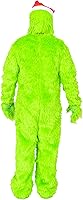Vista 2 de Disfraz de Halloween de monstruo verde de Navidad para adultos, disfraz de cosplay