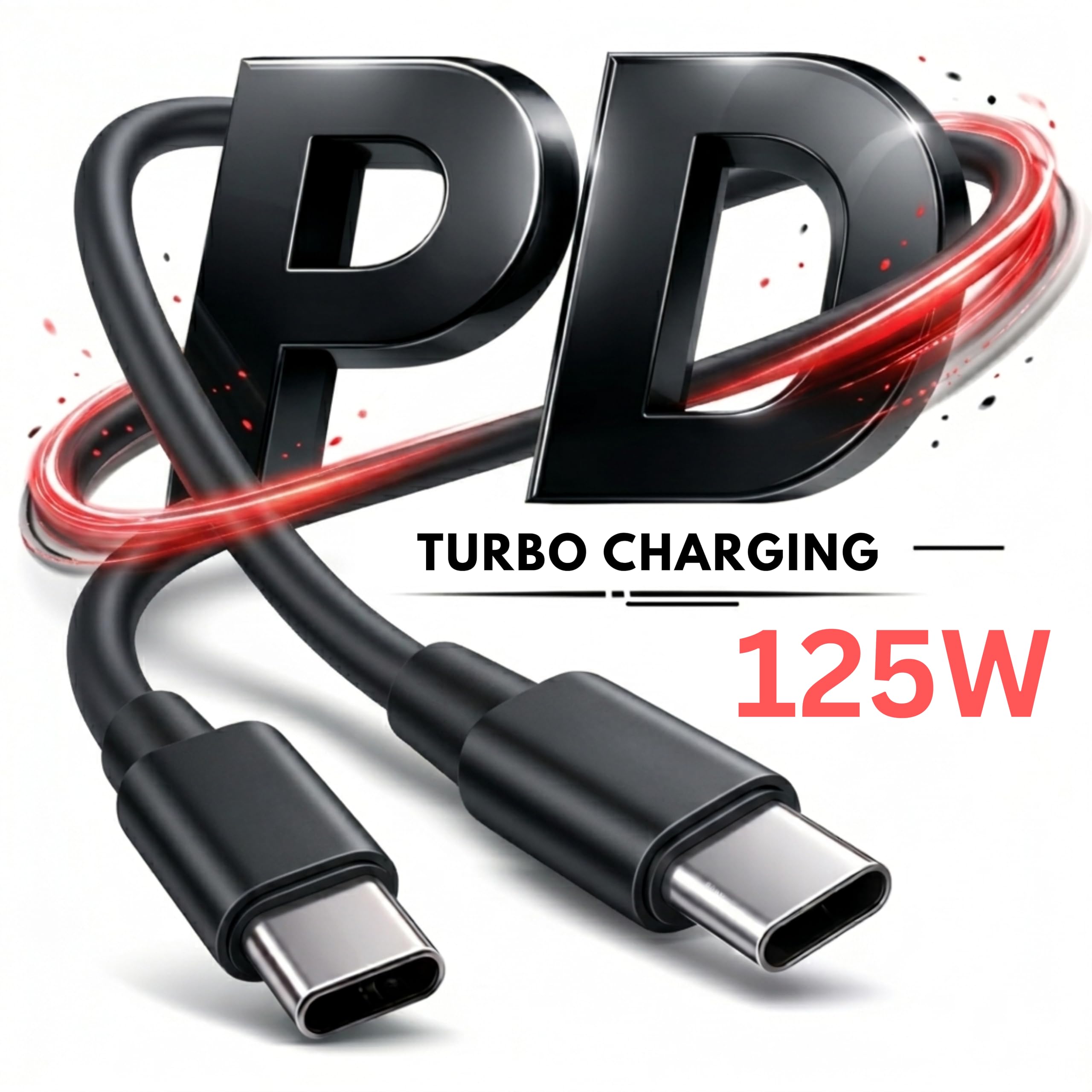 TurboPower USB-C Cable: Fast Charging for Moto Phones -2
