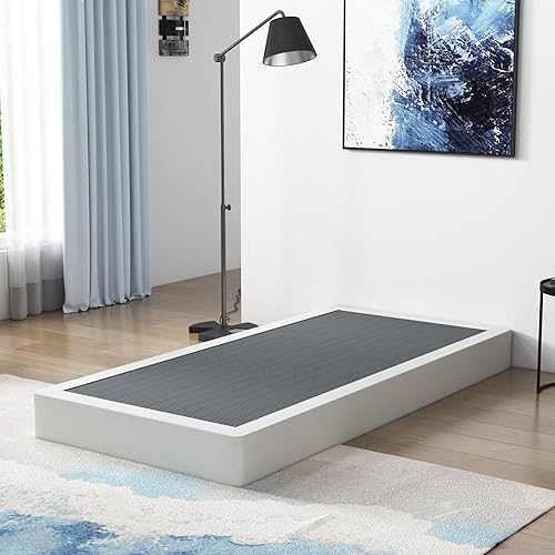 Miniatura 14 de Somier de 7 pulgadas para cama Full, solo somier de tamaño Full, base de colchón de servicio pesado, base de cama de metal, antideslizante, fácil